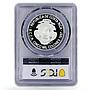 Costa Rica 5000 colones 100 Years Colone Columbus Ship PR69 PCGS Ag coin 1997