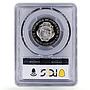 Costa Rica 5 colones 25 Years of Central Bank PR68 PCGS nickel coin 1975