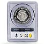 Costa Rica 20 colones 25 Years of Central Bank Orchid PR67 PCGS nickel coin 1975