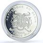 Benin 1000 francs Trains Railways Kaiser Ferdinand Locomotive silver coin 2007