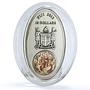 Fiji 10 dollars Trains Railways Union Pacific Locomotive colored Ag coin 2013