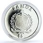 Samoa 5 dollars Trains Railways Bundesbahn Foundation Locomotive Ag coin 2009