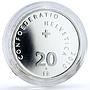 Switzerland 20 francs Trains Railways Bernina Railroad Locomotive Ag coin 2010