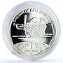 Benin 1000 francs Trains Railways Chemin de Fer Locomotive silver coin 2000