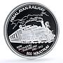 Bhutan 300 ngultrum Trains Railways Himalayan Locomotive proof silver coin 2012