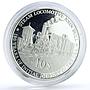 Fiji 10 dollars Trains Railways John Bull Steam Locomotive silver coin 2010