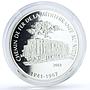 Niger 1000 francs Trains Railways Mediterranean Locomotive silver coin 2012