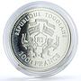 Togo 1000 francs Trains Railways Fliegende Hamburger Locomotive silver coin 2007