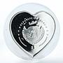 Palau 5 dollars Angel & Devil Babies Heart Good Heavens coloured proof 2007