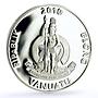 Vanuatu 50 vatu Trains Railways The Ghan Locomotive proof silver coin 2010