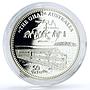 Vanuatu 50 vatu Trains Railways The Ghan Locomotive proof silver coin 2010