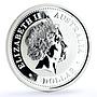 Australia 1 dollar Kookaburra Bird Zodiac Signs Aries silver coin 2005