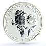 Australia 1 dollar Kookaburra Bird Zodiac Signs Taurus silver coin 2005