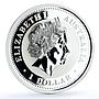 Australia 1 dollar Kookaburra Bird Zodiac Signs Taurus silver coin 2005