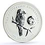 Australia 1 dollar Kookaburra Bird Zodiac Signs Cancer silver coin 2005