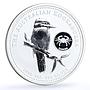 Australia 1 dollar Kookaburra Bird Zodiac Signs Cancer silver coin 2005