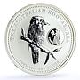 Australia 1 dollar Kookaburra Bird Zodiac Signs Virgo silver coin 2005