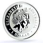 Australia 1 dollar Kookaburra Bird Zodiac Signs Scorpio silver coin 2005