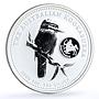 Australia 1 dollar Kookaburra Bird Zodiac Signs Sagittarius silver coin 2005