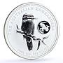 Australia 1 dollar Kookaburra Bird Zodiac Signs Capricorn silver coin 2005