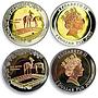 Fiji set of 10 coins World Soccer Football African Wildlife CuNiMSNi coins 2010