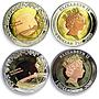 Fiji set of 10 coins World Soccer Football African Wildlife CuNiMSNi coins 2010