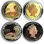 Fiji set of 10 coins World Soccer Football African Wildlife CuNiMSNi coins 2010