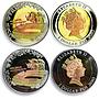 Fiji set of 10 coins World Soccer Football African Wildlife CuNiMSNi coins 2010