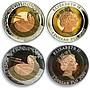 Fiji set of 10 coins World Soccer Football African Wildlife CuNiMSNi coins 2010