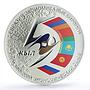 Kyrgyzstan 10 som 5 Years Eurasian Economic Union PR70 PCGS silver coin 2019