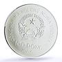 Vietnam 100 dong Vietnamese Historic series Junk Ship MS69 PCGS silver coin 1986