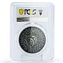 Belarus 20 rubles Zodiac Signs series Pisces MS70 PCGS silver coin 2013
