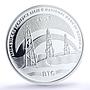 Georgia 3 lari BTC Oil Pipeline PR69 PCGS silver coin 2006