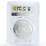 Georgia 3 lari BTC Oil Pipeline PR70 PCGS silver coin 2006