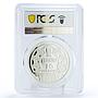 Ukraine 10 hryvnas Princess Olha Governor of Kyiv PR70 PCGS silver coin 2000