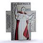 Cameroon 100 francs Pope John Paul II PR69 PCGS silverplated CuNi coin 2011