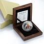 Palau, 5 Dollars, The volcano coin, 2006, Genesis, Colour Silver coin, Proof