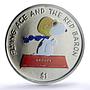 Niue 1 dollar Flying Ace Red Baron Cartoons MS65 PCGS CuNi coin 2001