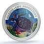 Palau 5 dollars Marine Life Protection Sea Turtle PR70 PCGS silver coin 1998