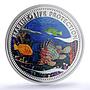 Palau 5 dollars Marine Life Protection Lionfish Parrotfish PR70 PCGS silver 2000
