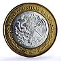 Mexico 100 pesos Revolutionary Benito Juarez Garcia Politics bimetal coin 2006