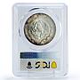 Mexico 1 onza Libertad Angel of Independence MS67 PCGS silver coin 1986
