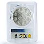 Mexico 1 onza Libertad Angel of Independence MS68 PCGS silver coin 2007