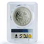 Mexico 1 onza Libertad Angel of Independence MS67 PCGS silver coin 1996