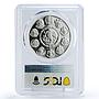 Mexico 5 pesos Chichen Itza Observation Architecture PR69 PCGS silver coin 2012