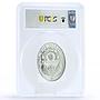 Niue 2 dollars Faberge Lily of the Valley Egg Art PR70 PCGS silver coin 2010