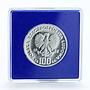 Poland 100 PLN Protection of environment White stork silver coin 1982