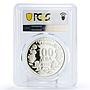 Bulgaria 100 leva Endangered Wildlife Wild Goat Fauna PR67 PCGS silver coin 1993