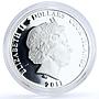 Cook Islands 5 dollars Soviet Cartoons Umka Polar Bear colored silver coin 2011