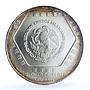 Mexico set of 3 coins Precolombina Chaac Mool Statue Sculpture silver coins 1994